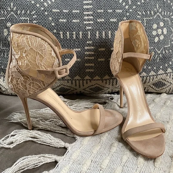 {Giuseppe Zanotti} Ankle Lace High Heels - Picture 1 of 11